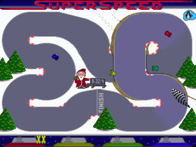 四人车赛圣诞版